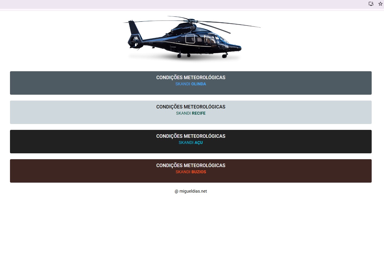 Aplicação de Previsão Meteorológica para Embarcações por Miguel Dias
